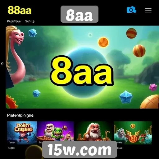 Características principais do site de jogos 8aa